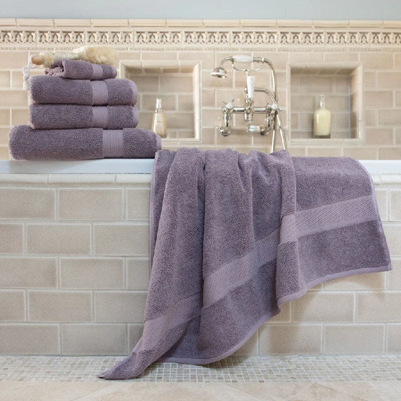 Sheets with a smooth surface for a sleek and modern look​ The Classic Lilac Purple Towels