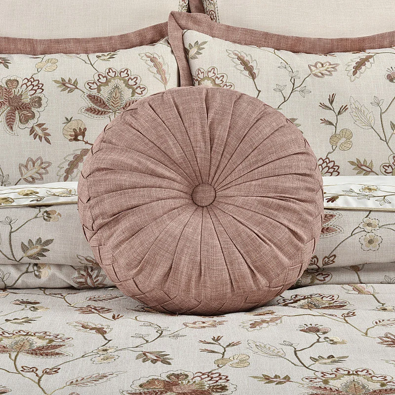 Down alternative pillows for allergy sufferers​ Santa Rosa Tufted Round Decorative Throw Pillow