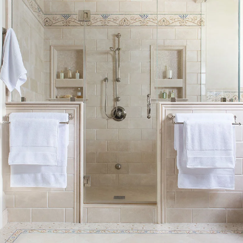 Sheets with a matte finish for a sophisticated look​ Classic Taupe Bath Sheet