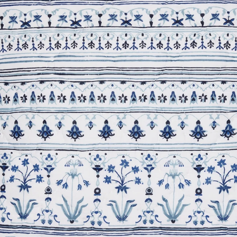 Memory foam adjustable bed pillows for customized support​ Dalina Lapis Quilt Swatch