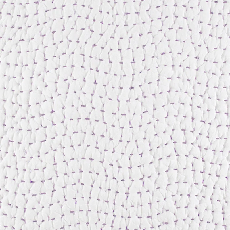 Anti - snore pillows for better sleep quality​ Organic Hand Stitched Lavender Quilt Swatch