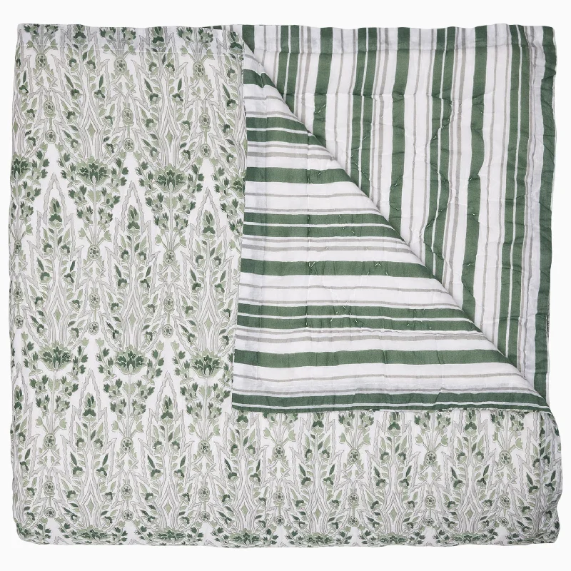 Hypoallergenic pillows for sensitive skin​ Lina Sage Quilt