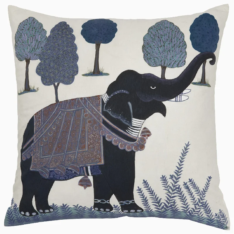 Memory foam recliner lumbar support pillows with heating function Indigo Elephant Decorative Pillow Memory foam recliner lumbar support pillows with heating function Indigo Elephant Decorative Pillow