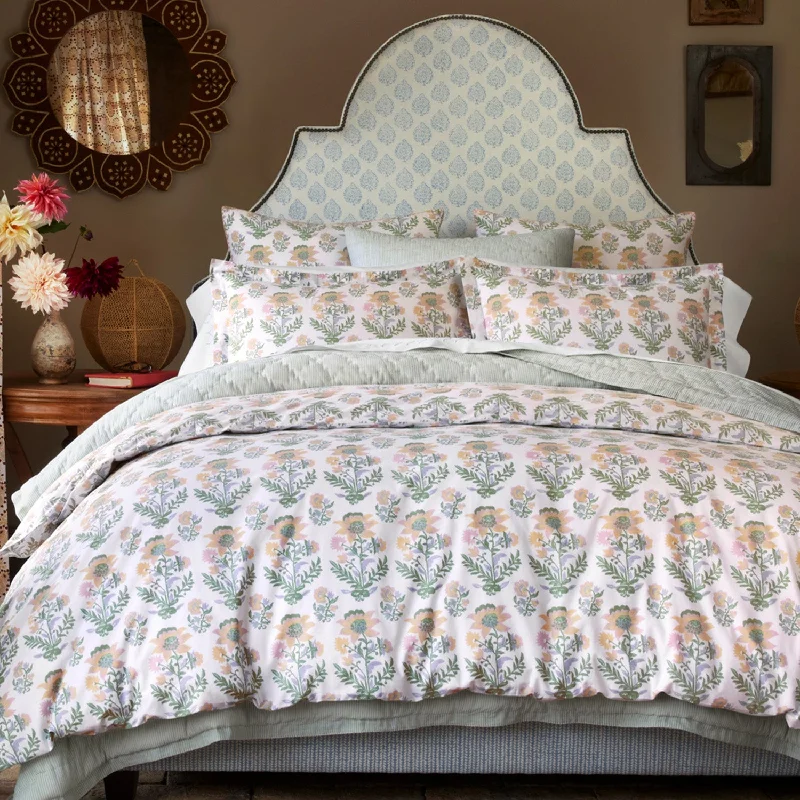 Memory foam camping cot pillows for added comfort​ Hina Organic Duvet
