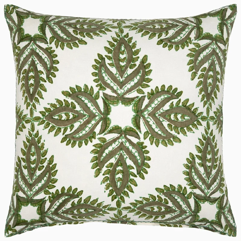Microbead pillows for a unique tactile experience​ Verdin Dark Sage Decorative Pillow
