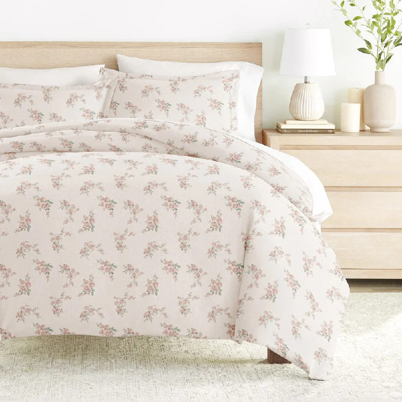  Apricot Pattern 3-Piece Duvet Cover Set