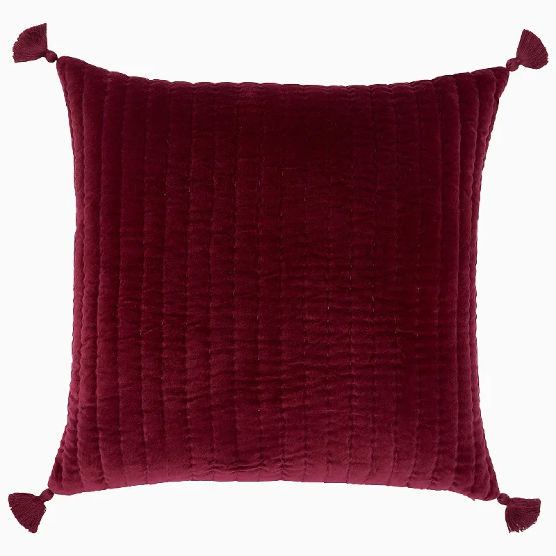 Organic cotton pillows for eco - conscious consumers Velvet Berry Decorative Pillow Organic cotton pillows for eco - conscious consumers Velvet Berry Decorative Pillow