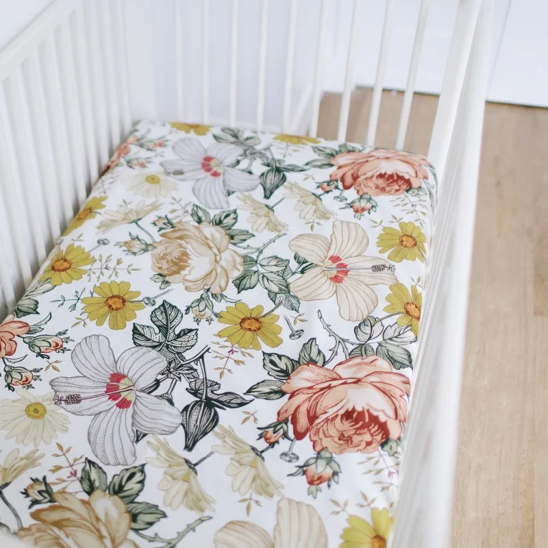 Comforters with anti - fungal properties for a healthier sleep surface​ Mila Crib Sheet