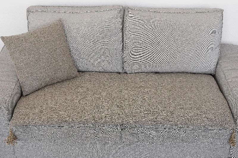 Chamomile - infused pillows for relaxation​ Hemp Linen Throw Pillow with Cover Filled HEMP Fiber filler in Natural Linen zipped Cover Throw Decorative Cushion