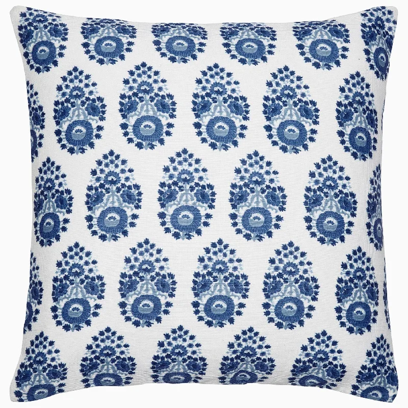Memory foam zero - gravity chair pillows for ultimate comfort​ Adira Indigo Outdoor Decorative Pillow
