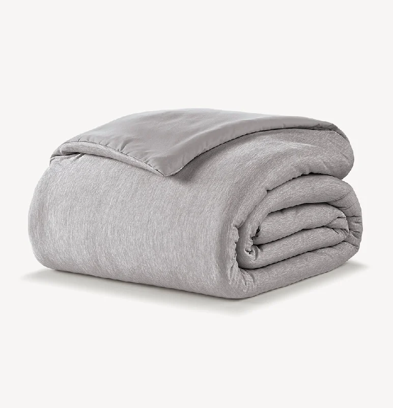 Silk - covered pillows for a smooth feel​ Cooling Jersey Comforter