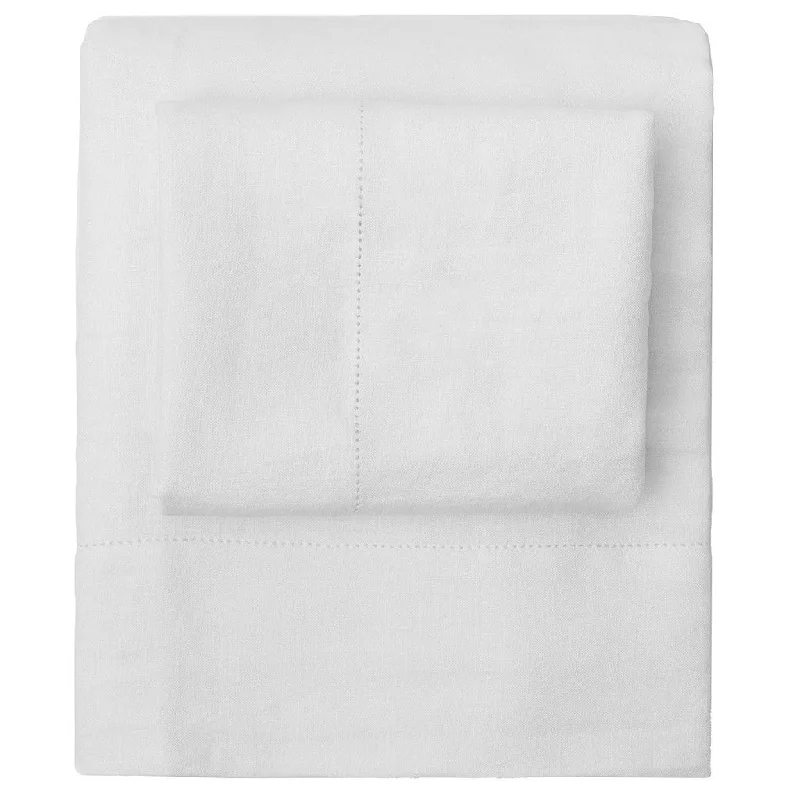 Comforters with built - in pillows for added convenience​ The White Belgian Linen Sheets