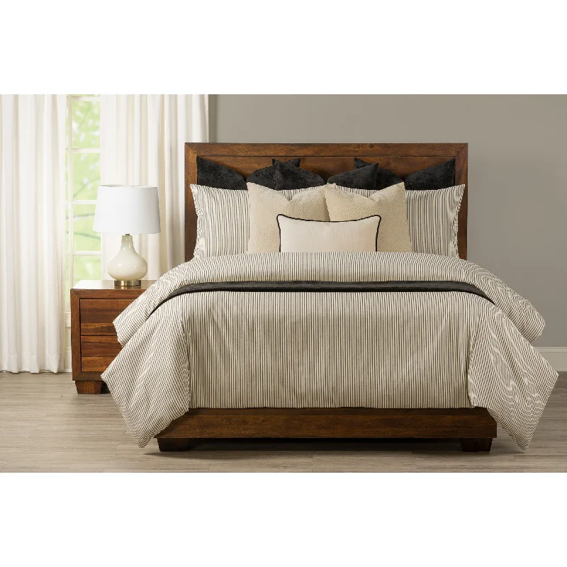 Comforters with a custom - made option for a personalized and one - of - a - kind bedding Ticking Stripe 11 Piece Supreme Set