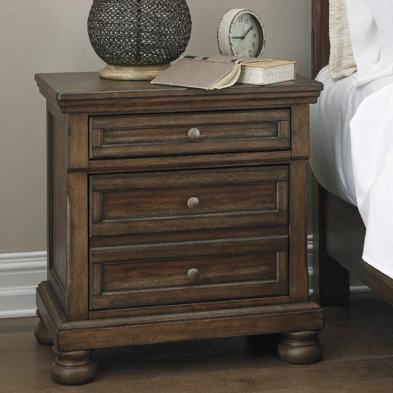 Comforters with a soft - touch finish for a luxurious feel​ Flynnter Nightstand