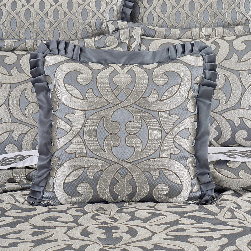 Memory foam meditation pillows for better focus​ Barocco 20" Square Embellished Decorative Throw Pillow