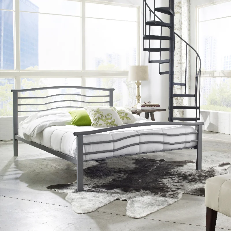 Comforters with a UV - resistant feature for outdoor or sun - exposed areas​ Serena Metal Platform Bed