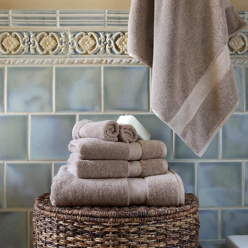 Full - size sheets for smaller beds or guest rooms​ The Classic Taupe Towels