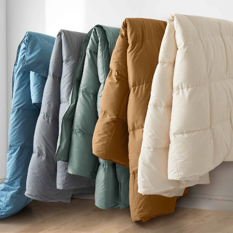Comforters with a coastal - cottage design for a beachy and relaxing vibe​ Ultimate Cozy Bedding Bundle: Comforter, Blanket, Pillows