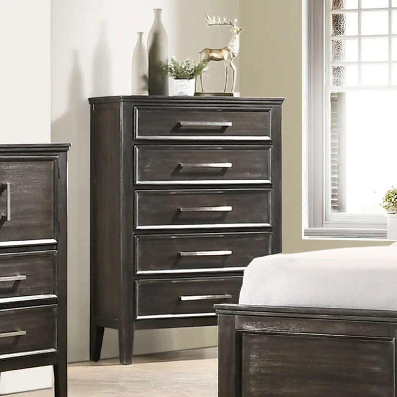 Comforters with a seasonal design for holiday - themed decor​ Andover Chest (Nutmeg)