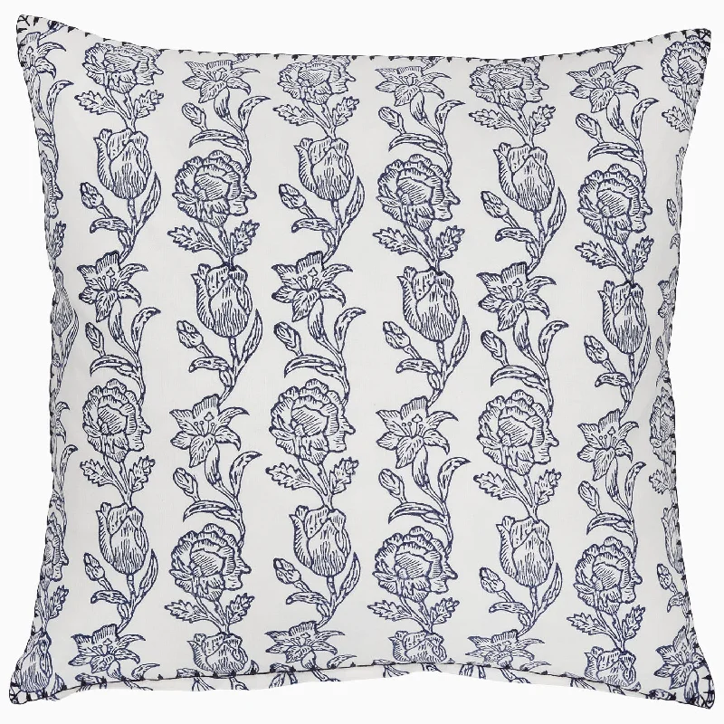 Memory foam car seat headrest pillows with adjustable height​ Esha Indigo Decorative Pillow