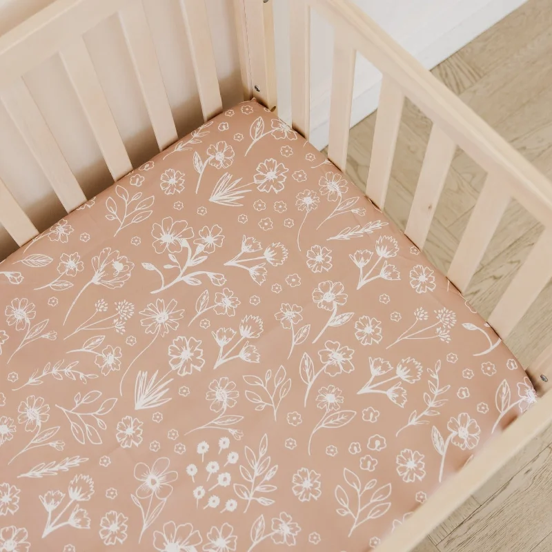 Striped comforters for a classic and timeless appearance​ Sophia Crib Sheet by Pace Made