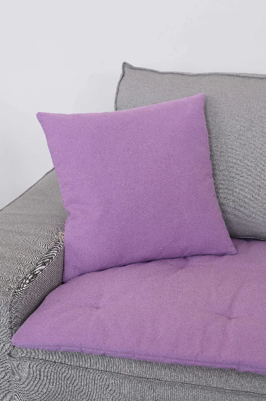 Memory foam pillows for neck support​ Hemp Throw Pillow with Cover Filled HEMP Fiber filler in Durable Lilac Cotton zipped Cover Throw Decorative Cushion