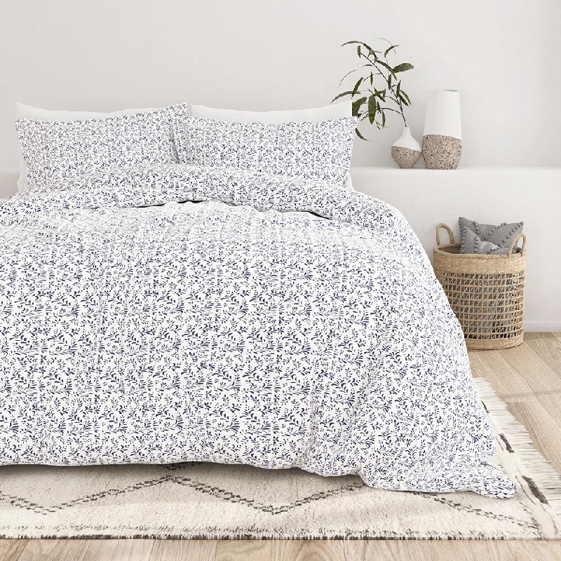 Button - closure duvet covers for a traditional look Burst of Vines Pattern 3-Piece Duvet Cover Set Button - closure duvet covers for a traditional look Burst of Vines Pattern 3-Piece Duvet Cover Set