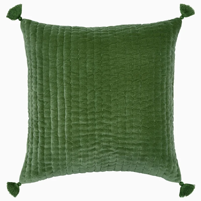 Lumbar support pillows for car seats​ Velvet Moss Decorative Pillow