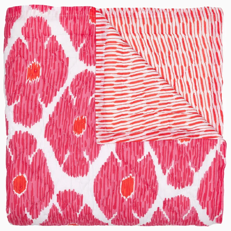 Neck roll pillows for office chair use​ Poppy Azalea Quilt