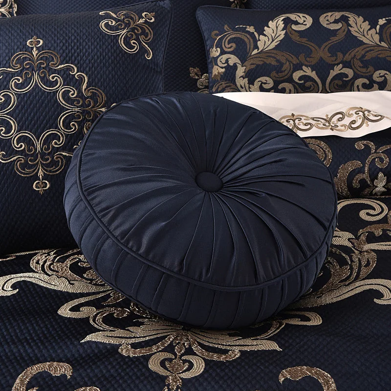 Memory foam RV pillows for on - the - road comfort​ Caruso Tufted Round Decorative Throw Pillow