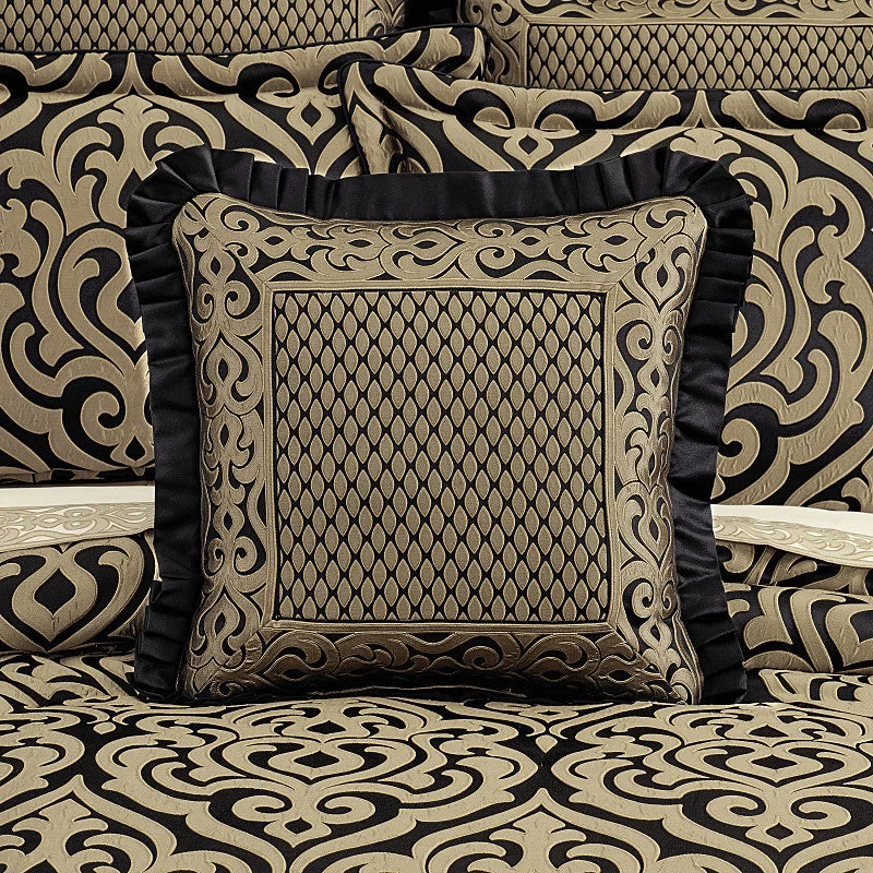 Memory foam couch pillows for lounging​ Bolero 20" Square Embellished Decorative Throw Pillow