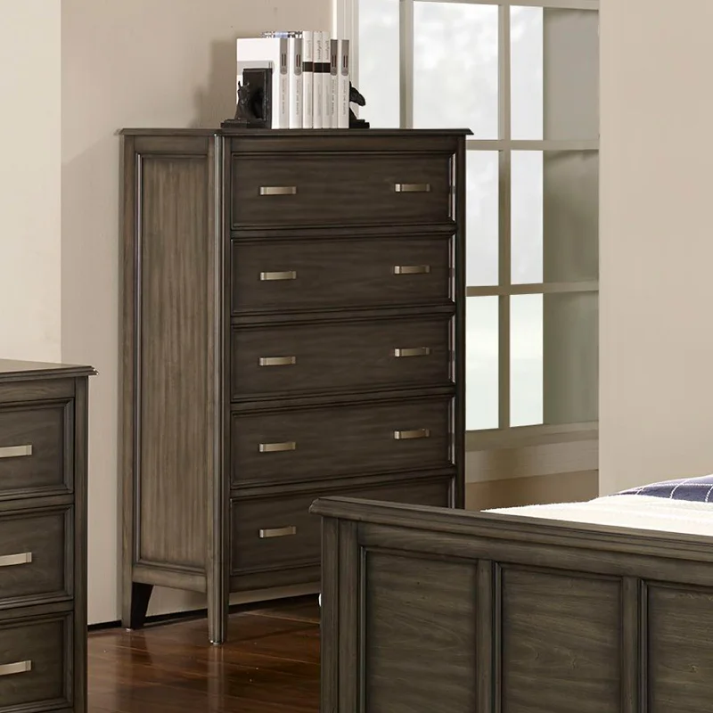 Comforters with a shiny finish for a glamorous appearance​ Richfield Smoke Chest