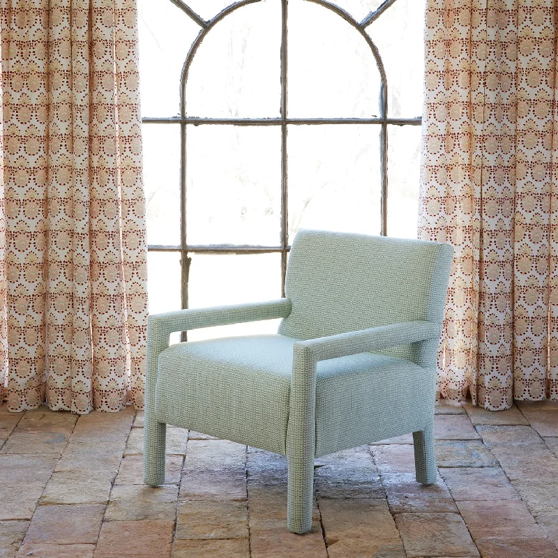 Memory foam recliner pillows for added comfort​ Square Chair in Aleppo Sage
