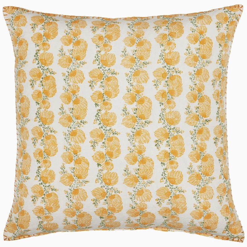 Hypoallergenic travel pillows for on - the - go comfort​ Mahin Marigold Decorative Pillow