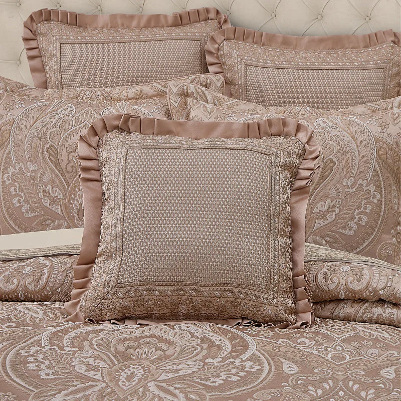 Organic cotton pillows for eco - conscious consumers​ Fiorello 20" Square Decorative Throw Pillow