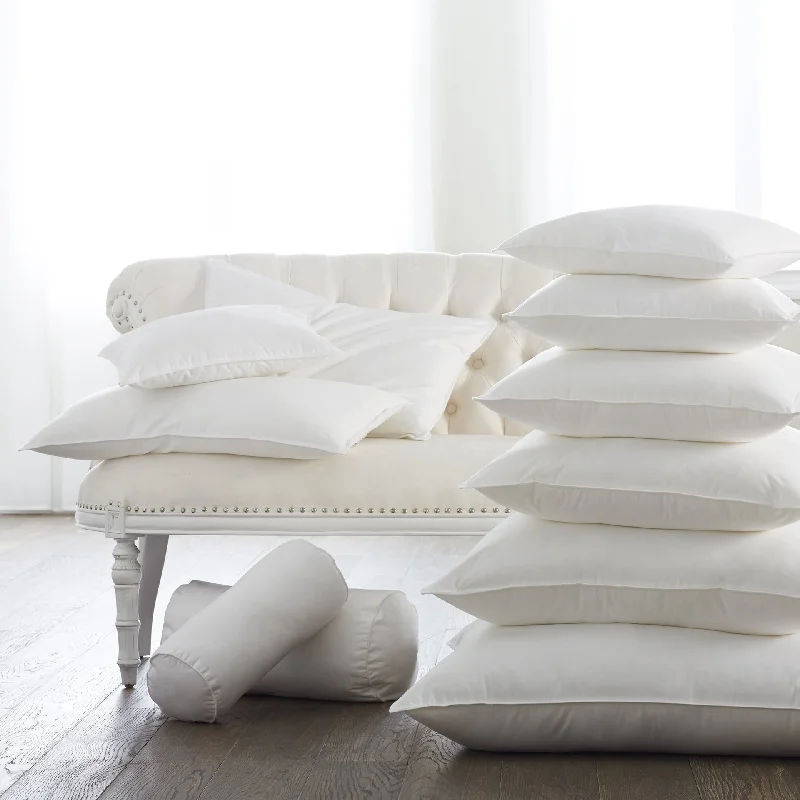 Therapeutic wedge pillows for acid reflux relief​ Feather-Down Blend Decorator Insert Pillow