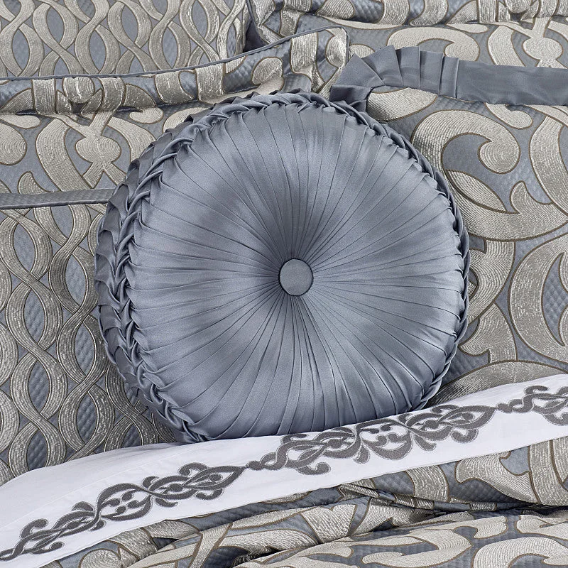 Infant pillows for gentle support​ Barocco Tufted Round Decorative Throw Pillow