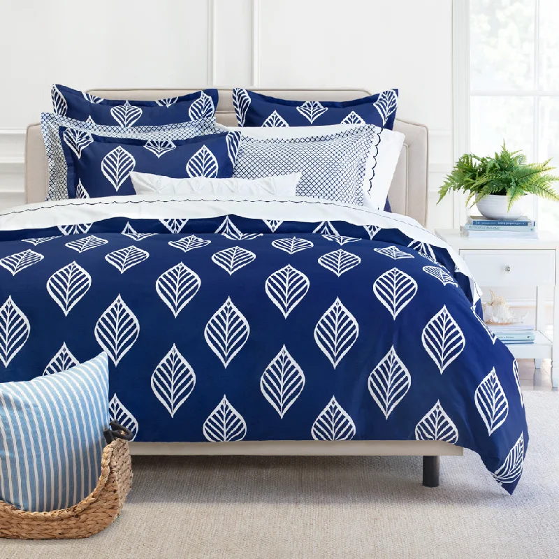 Duvet covers with anti - fungal properties for a healthier sleep surface​ Blue Waverly Duvet Cover