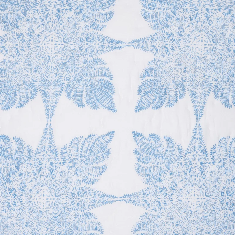 Moisture - wicking pillows for sweaty sleepers​ Jaya Azure Quilt Swatch