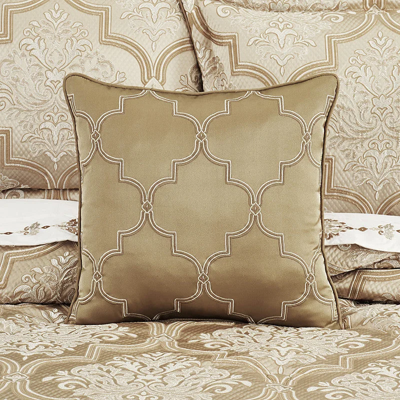 Memory foam dog bed pillows with orthopedic support​ Sezanne 18" Square Embellished Decorative Throw Pillow
