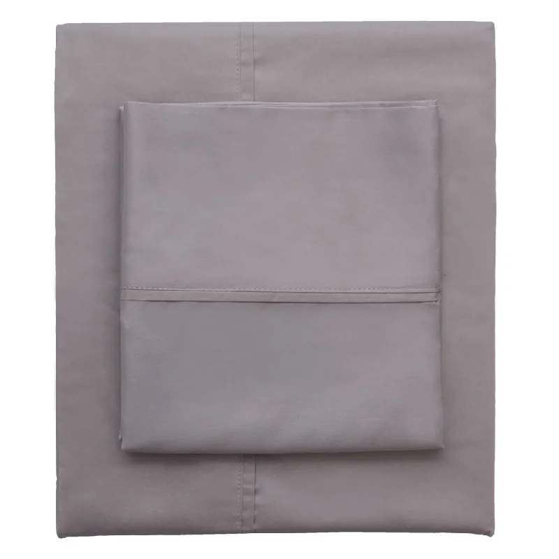 Solid - colored comforters for a simple and sophisticated style​ The English Grey 400 Thread Count Sheets