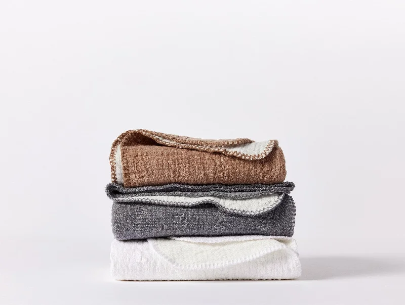 Satin - covered pillows for hair and skin care​ Cozy Cotton Organic Baby Blanket