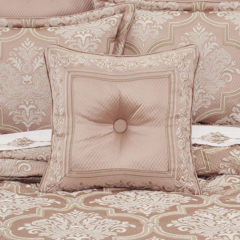 Memory foam lumbar pillows for lower back support​ Rosewater 18" Square Decorative Throw Pillow