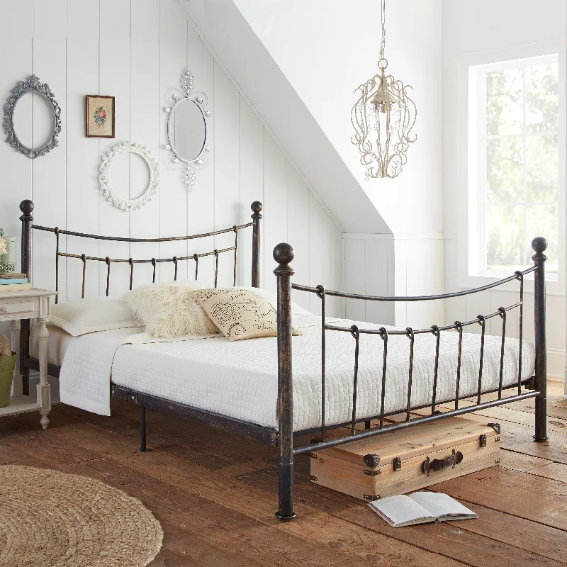 Comforters with a glow - in - the - dark design for a fun and unique feature​ Peyton Metal Platform Bed