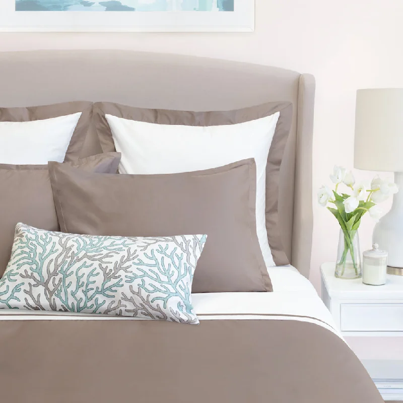Solid - colored duvet covers for a simple and sophisticated style​ Hazelnut Hayes Nova Duvet Cover
