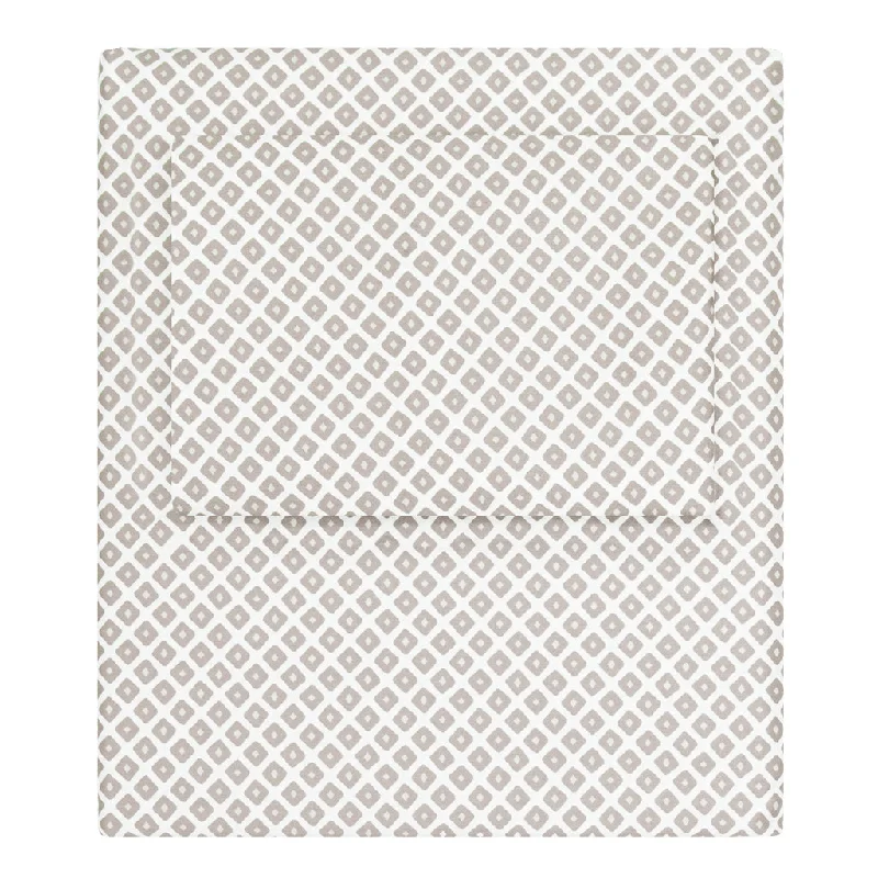 Children's sheets with fun and colorful themes​ Taupe Diamonds Sheet Set (Fitted, Flat, & Pillow Cases)
