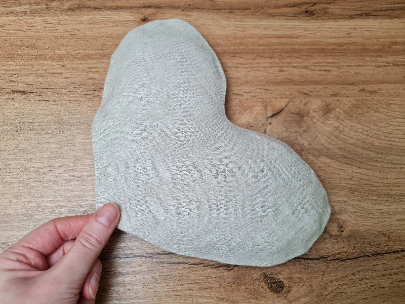 Infant pillows for gentle support​ Hemp heart-shaped Eye Mask filled Buckwheat hulls Meditation Eye Mask organic Buckwheat hulls Fiber Filling Including an additional removable hemp cover.