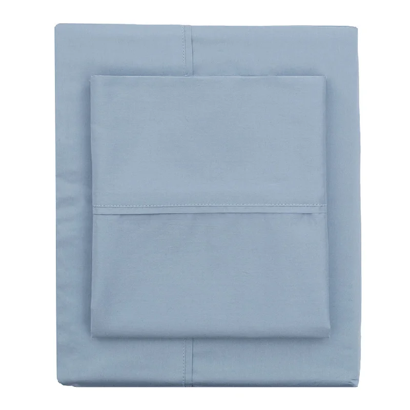  French Blue 400 Thread Count Sheet Set (Fitted, Flat, & Pillow Cases)