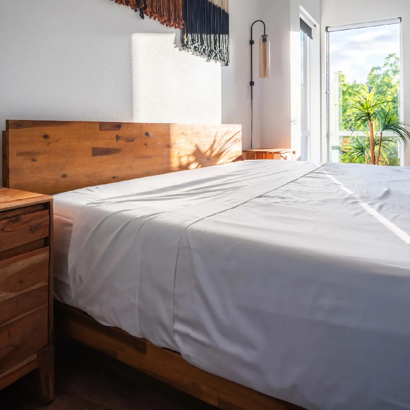 RV sheets to provide comfort during on - the - road travels​ Organic Cotton Flat Sheet