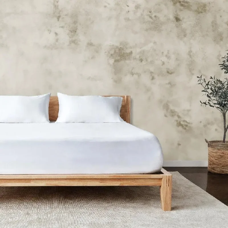 Feather - free comforters suitable for those with feather allergies​ Luxe CleanBamboo® Sateen+ "No Top Sheet" Bundle